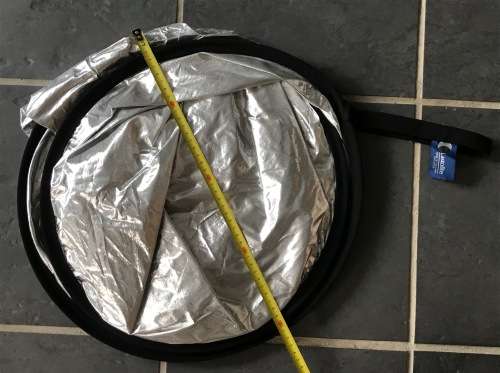 Multiblitz (Lastolite) Reflector round, diameter 116cm , both sides in  silver