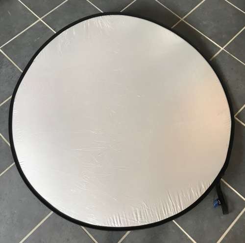 Multiblitz (Lastolite) Reflector round, diameter 116cm , both sides in  silver