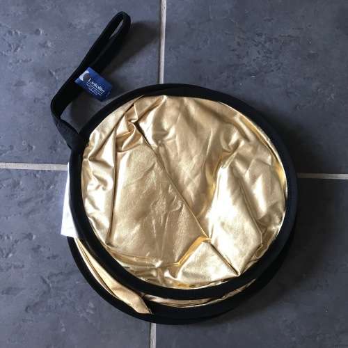 Lastolite Reflector (manfrotto) , round, diameter 95cm  - Silver and Gold