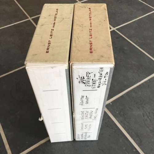 2 x Leitz Slide Box incl. 5 Standard Magazine 30 (5x30)   MADE IN GERMANY , vintage