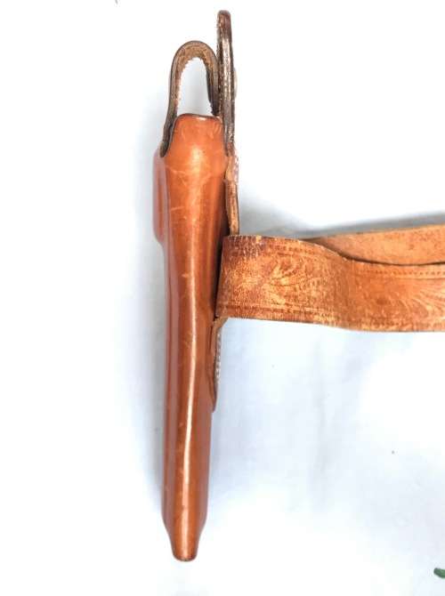 Bianchi #5BH .38 .357   leather holster for revolver , brown,