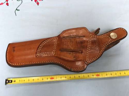 Bianchi #5BH .38 .357   leather holster for revolver , brown,