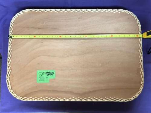 German Tray hand made 52X55cm, hand made from disabled people in the 90s in Germany