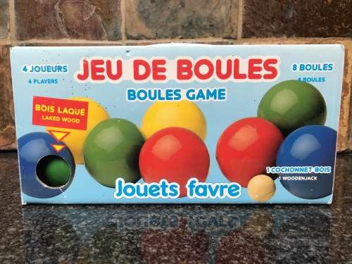Wooden Boccia Set - Bocce Ball Set, like new, never played