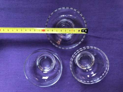 LOT OF GLASSES 2 X SCHOTT +3 OTHERS, 8+10CM