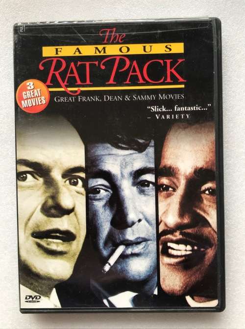 The Famous Rat Pack (Frank Sinatra,Dean Martin,Sammy David JR) (DVD) 3 Movies in english,all regions