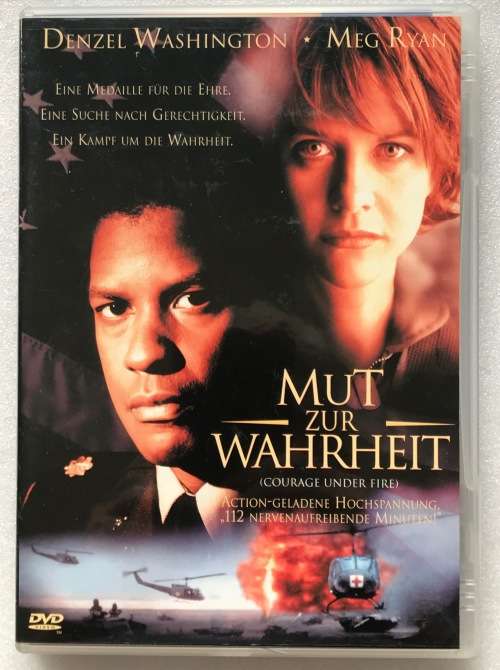 Courage Under Fire (Dezel Washington, Meg Ryan) (DVD)  english, german, espaniol,Region 2