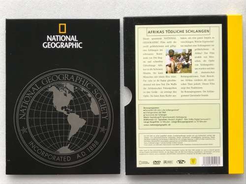 National Geographic Africa`s deadliest Snakes (DVD) english, german, Region 2