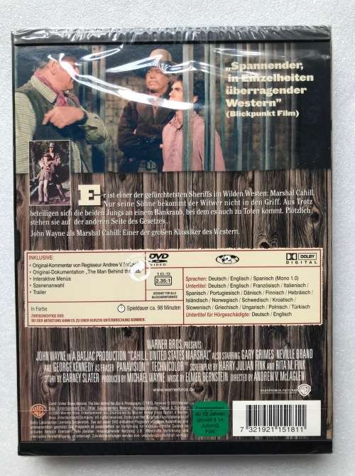 Cahill United States Marshal (DVD) (John Wayne) Western, english, german,espaniol, Region 2