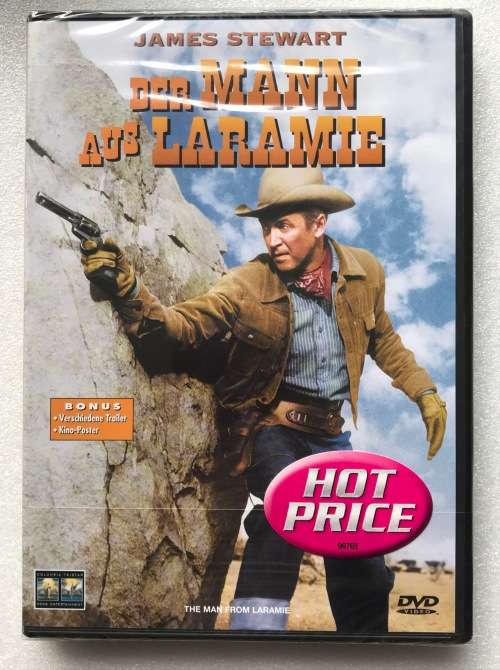 The man from Laramie (DVD) (James Stewart) Western,english,german,french,italian,espaniol,Region 2