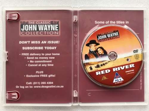Red River (John Wayne,Montgomery Clift) (DVD),Western english, Region 2