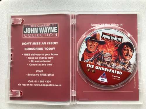 The Undefeated (John Wayne,Rock Hudson) (DVD),Western,english,german,french,italian,espanio Region 2