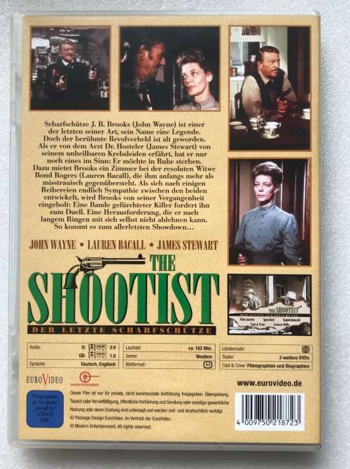The Shootist (John Wayne) (DVD),Western,english,german,Region 2