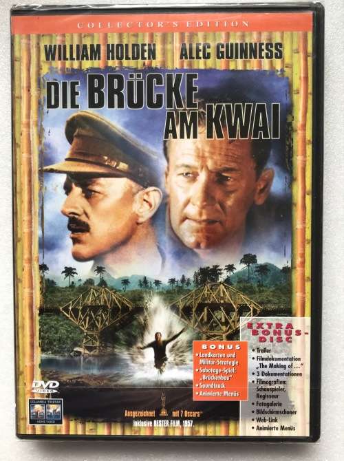 The bridge on the river Kwai (Alec Guinness,WilliamHolden) english, german, french, Region 2