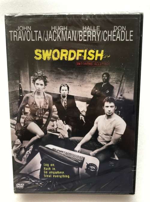 Swordfish (DVD) NEW (John Travolta,Hugh Jackman,Halle Berry) english, french, Region 2