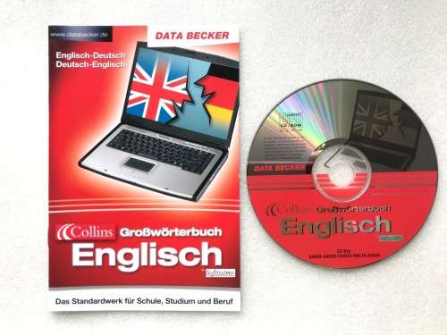 Data Becker and other language training English - German Software vintage
