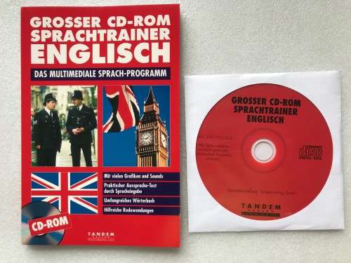 Data Becker and other language training English - German Software vintage