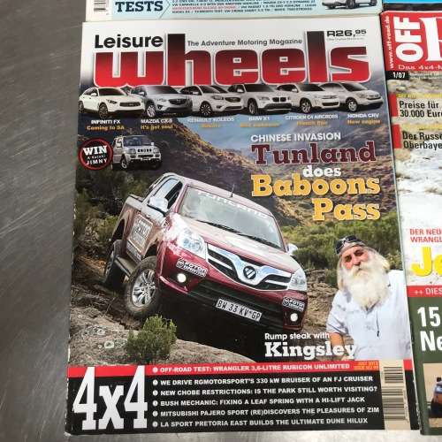 Car Magazines 4 , Car, Wheels, Off Raod, Caravan 2007,2012,2016,2017