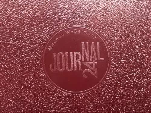 Kunze Journal 24 slide archiv box for (24x36mm framed slides) 6 Sheet each 24 slides