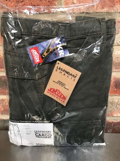 Jonsson Legendary Multi Pocket Cargo Trousers,Pants,size 34