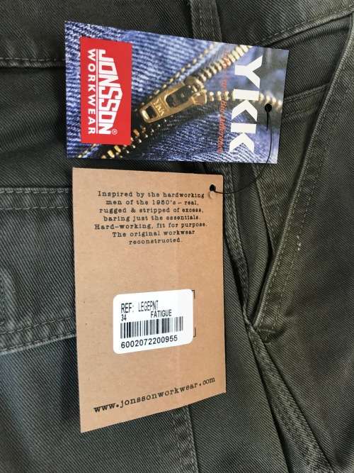 Jonsson Legendary Multi Pocket Cargo Trousers,Pants,size 34