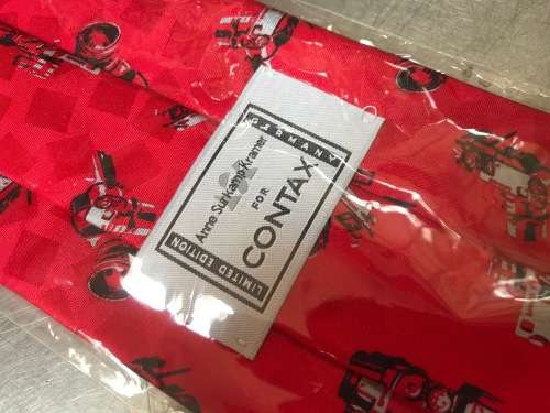 Contax Tie, new, red , collectors item, rare, vintage, made in Germany, limited edition,