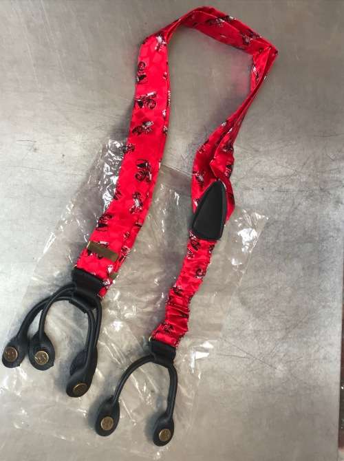 Contax braces, new, red , collectors item, rare, vintage, made in Germany, limited edition,