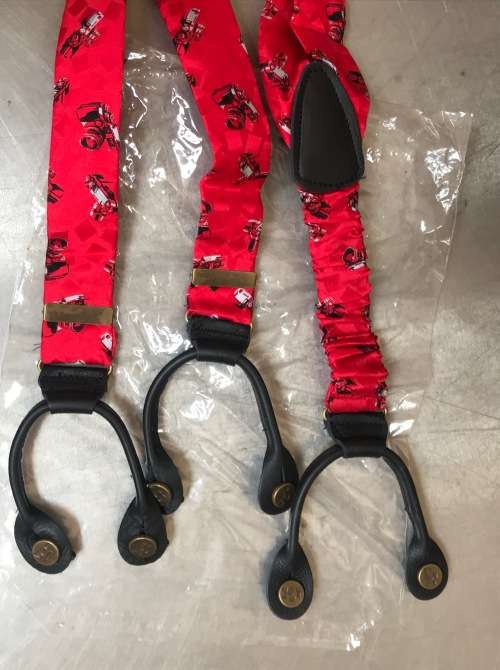 Contax braces, new, red , collectors item, rare, vintage, made in Germany, limited edition,