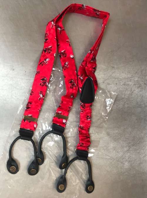 Contax braces, new, red , collectors item, rare, vintage, made in Germany, limited edition,