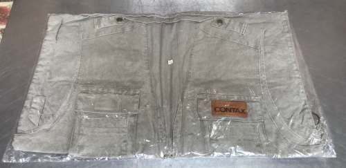 Contax Vest Fotoreporter , new, grey ,size M, collectors item, rare, vintage, made in Germany