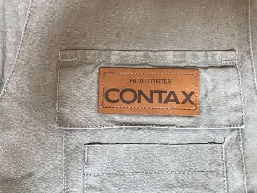 Contax Vest Fotoreporter , new, grey ,size M, collectors item, rare, vintage, made in Germany