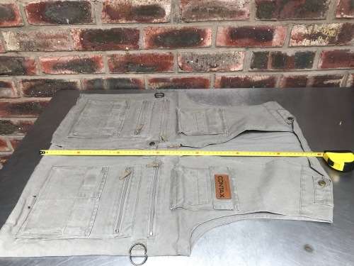 Contax Vest Fotoreporter , new, grey ,size M, collectors item, rare, vintage, made in Germany
