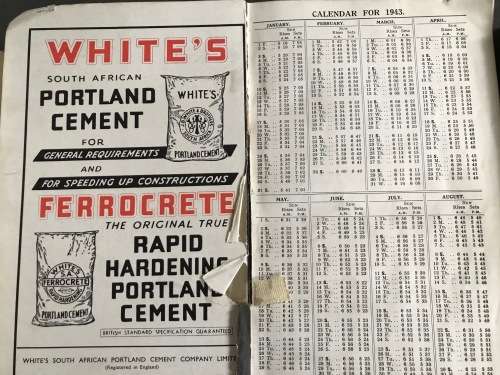 Vintage books 3, Handz Decimal 1960, Hoppus`s Measurer approx.1952, White`s Portland cement 1943