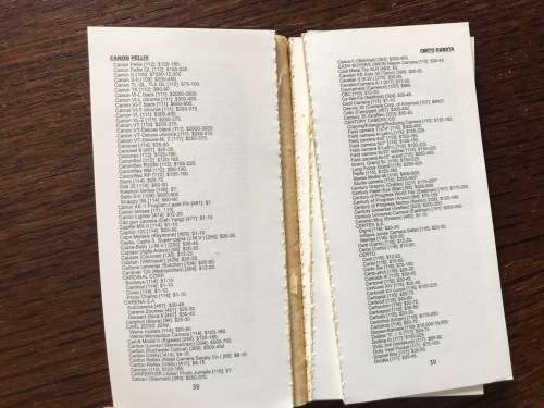 McKeown`s, mckeowns,mc keowns, Pocket Price Guide To Cameras 1995-1996