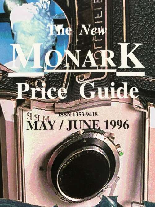The new Monark Price Guide May / June 1996 for Photographic trade