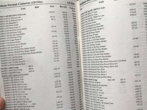 The new Monark Price Guide May / June 1996 for Photographic trade