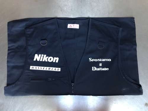 Nikon , Hasselblad Vest, dark blue, collectors item, rare, vintage,