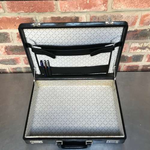 Amiet Leather Case , travel bag, vintage, from the 70s/80s Germany, size approx:32cm x 44cm x 10cm
