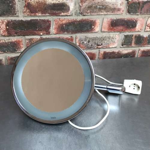 Hansgrohe Comtess de luxe illuminated mirror mixage, shaving and cosmetic mirror, Made in Germany