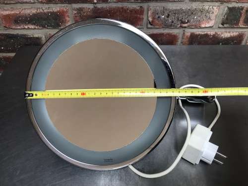 Hansgrohe Comtess de luxe illuminated mirror mixage, shaving and cosmetic mirror, Made in Germany