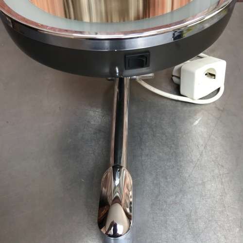 Hansgrohe Comtess de luxe illuminated mirror mixage, shaving and cosmetic mirror, Made in Germany