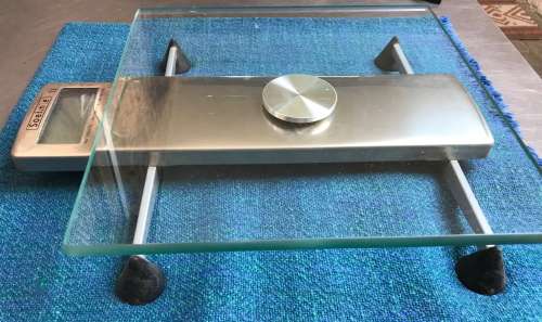 Alpha Digital Bath Scale by Soehnle, upto 150Kg, vintage ,glass scale,size approx. 6.5cmx30cm x37cm