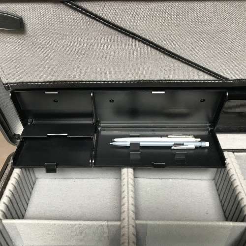 Samsonite Black Hard Shell Brief Case with Combo Lock, with inlet, from 70/80ties Germany