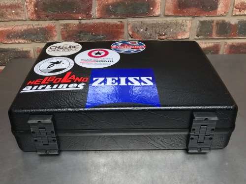 Samsonite Black Hard Shell Brief Case with Combo Lock, with inlet, from 70/80ties Germany
