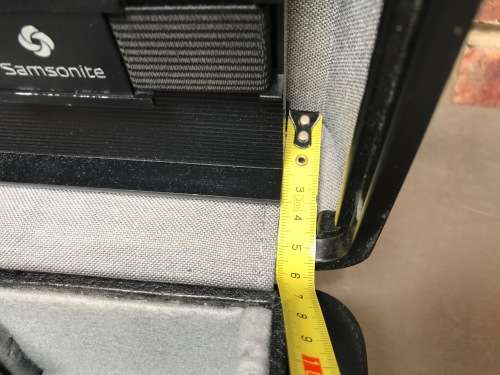 Samsonite Black Hard Shell Brief Case with Combo Lock, with inlet, from 70/80ties Germany