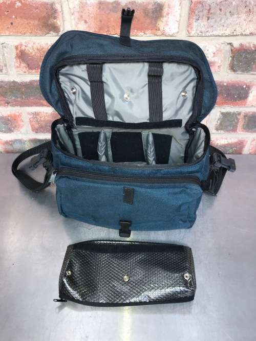 Tamrac Camera Bag blue, similar to System 603,made in USA, vintage