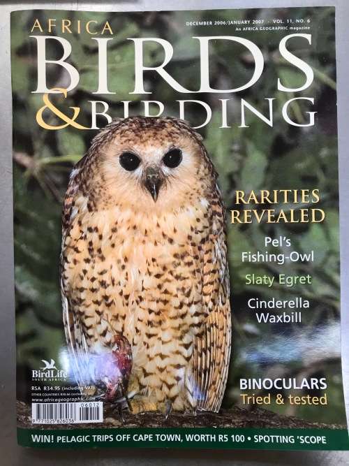 Birds of Africa magazine 12-2006 / 01-2007,vintage , collectors item + 2 x Wild Magazines Addo, Berg