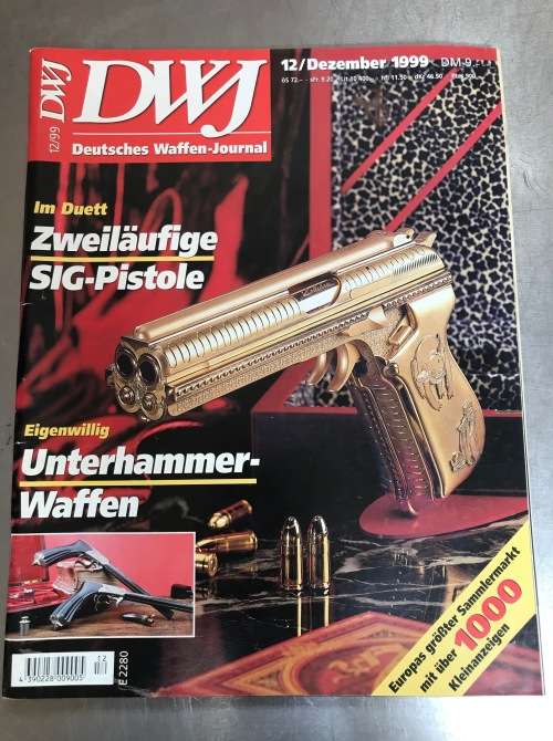 DWJ Deutsches Waffen-Journal 12-1999 magazin in german, vintage , collectors item
