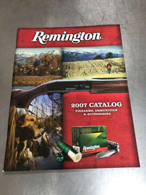 Remington Catalog 2007 in english, 97 pages, vintage , collectors item