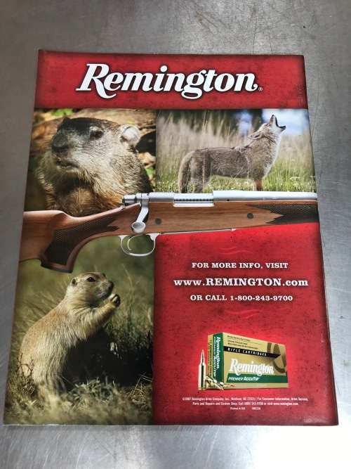 Remington Catalog 2007 in english, 97 pages, vintage , collectors item